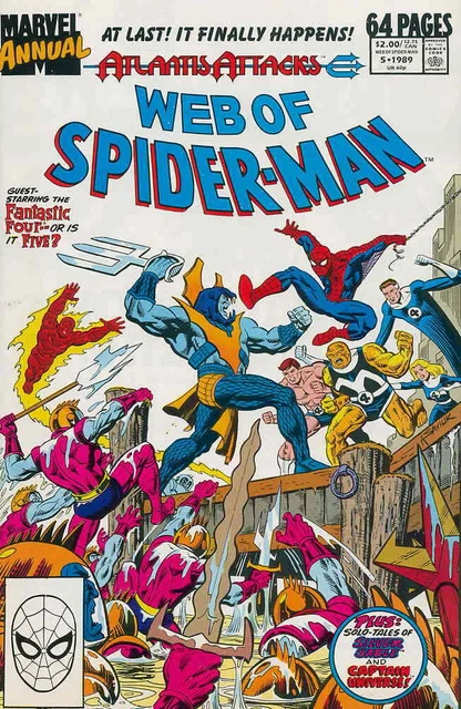 Web of Spider-Man, The Annual #5 VF; Marvel | Atlantis Attacks - we combine ship