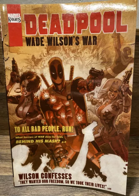 Deadpool:  Wade Wilson's War - Swierczynski Pearson (2011, TPB) Marvel Knights