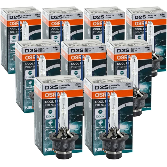 9x OSRAM Xenarc Cool Blue Intense D2S Xenon Burner 6200 K 3200 Light Bulb