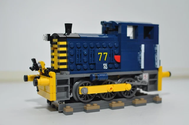 CUSTOM TRAIN ENGINE Locomotive MOC Model Compatible and Built with LEGO ...