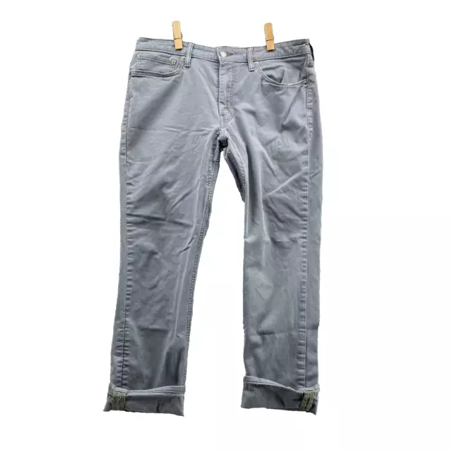 Levis Pants Adult 36X30 511 Grey Commuter Cycling Outdoor Casual Chino Jean Mens