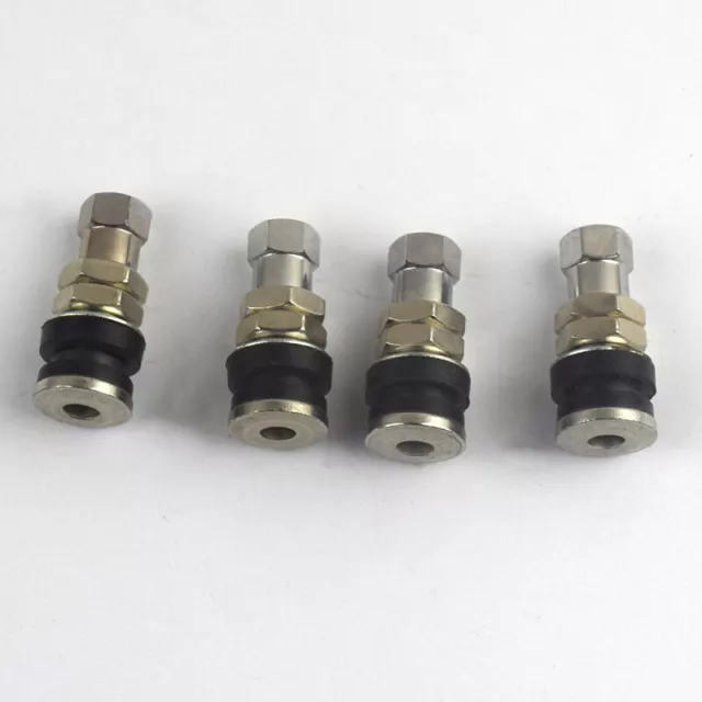 4pcs TR161 Straight Tubeless Tyre Valve Stems for ATV, Scooter and MotorcycFE