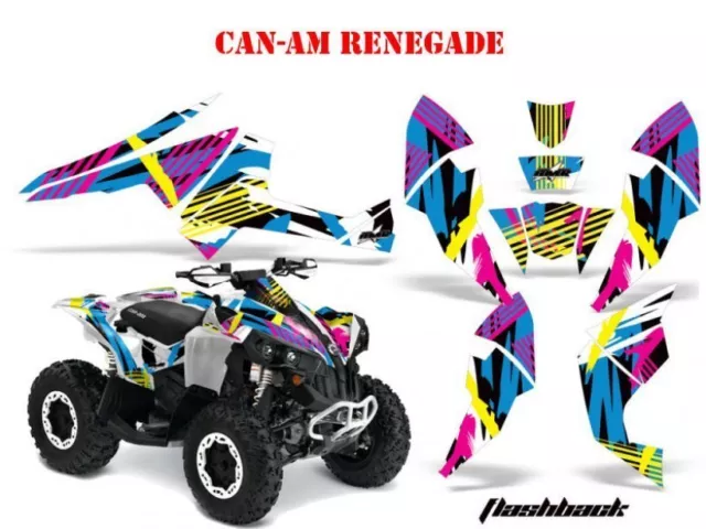Amr Racing Dekor Kit Atv Can-Am Renegade, Ds 250, Ds 450, Ds 650 Flashback B