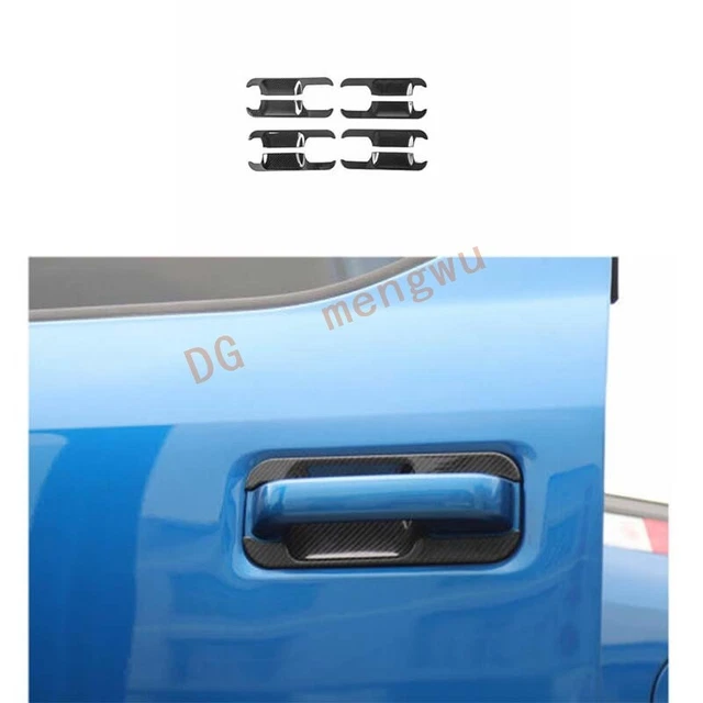 Carbon Fiber 2015-2020 For Ford F150 F-150 Cover Trim Exterior Side Door Bowl