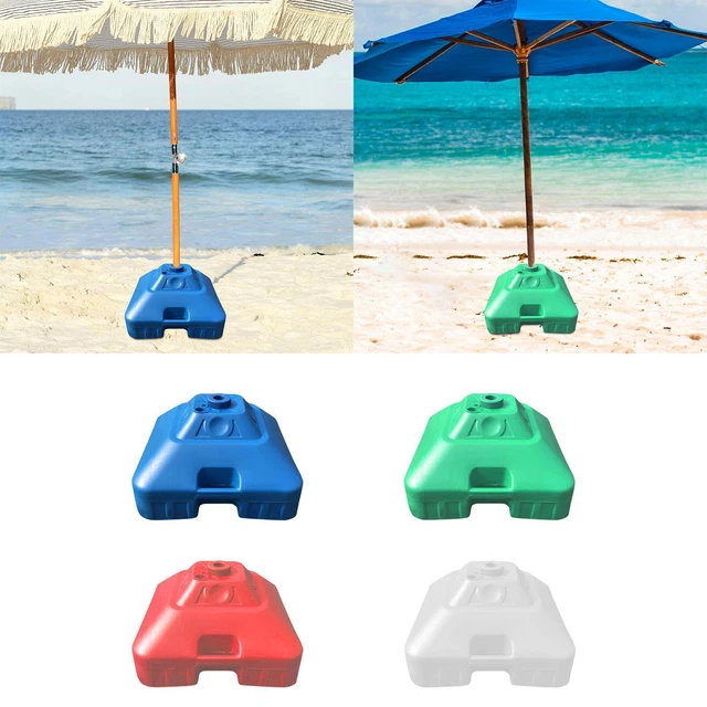 WATER AND SAND Fillable Beach Umbrella Stand Pole Holder 30L Windproof