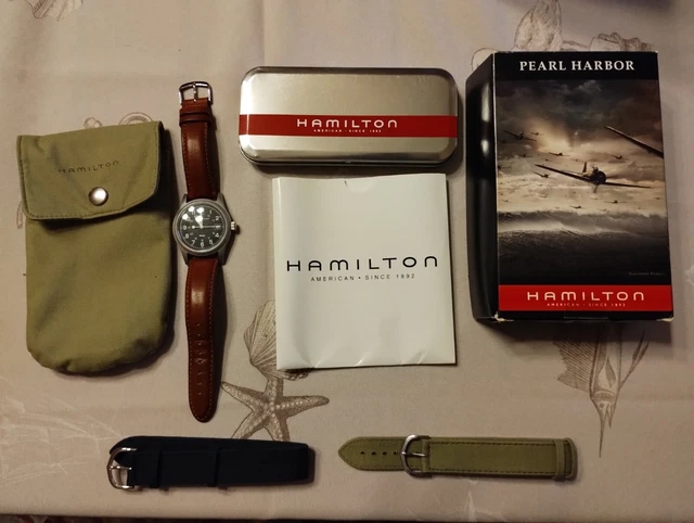 Hamilton khaki sales pearl harbor