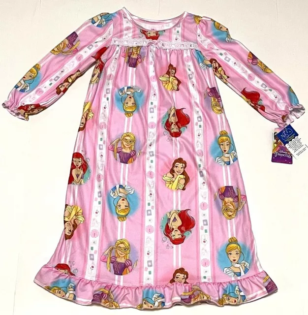 DISNEY PRINCESS GRANNY Nightgown Pajama Cinderella Ariel Belle Rapunzel ...