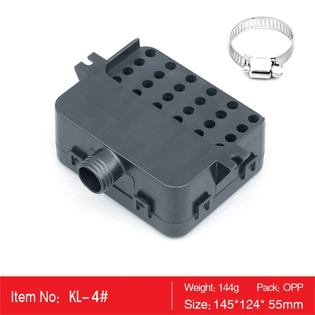Grille D'aération Noire 60 Mm - Pour Chauffage Diesel Et Climatiseur, Rotative à 360°