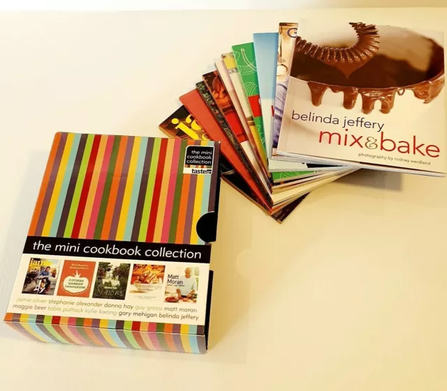 Maggie Beer  Jamie Oliver   Donna Hay   Stephanie THE MINI COOKBOOK COLLECTION