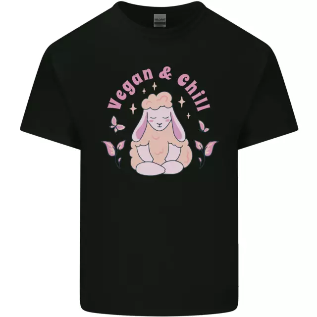 Per Vegani & Comodi Meditazione Yoga Spirituale Uomo Cotone T-Shirt