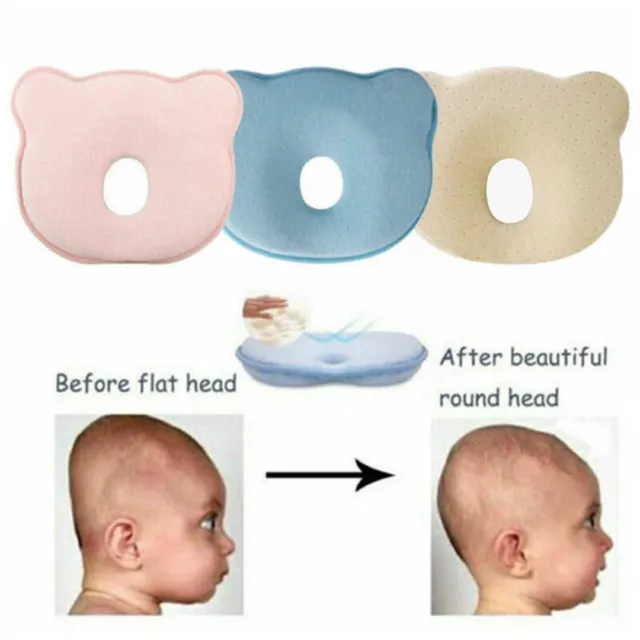 bébé Bébé Oreiller Prévenir la tête plate Positionneur de mousse de mémoire