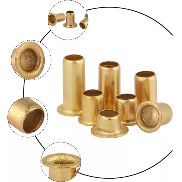 Messing-nieten Hohlniet Bremsbelagnieten DIN 7338B C Nieten Niete M0,9 bis M6
