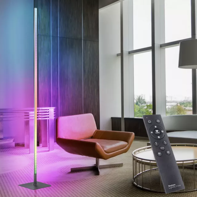 Ydene Lampadaire sur Pied RGB Lampe d'angle LED Musique Sync, Lampe  d'ambiance à LED