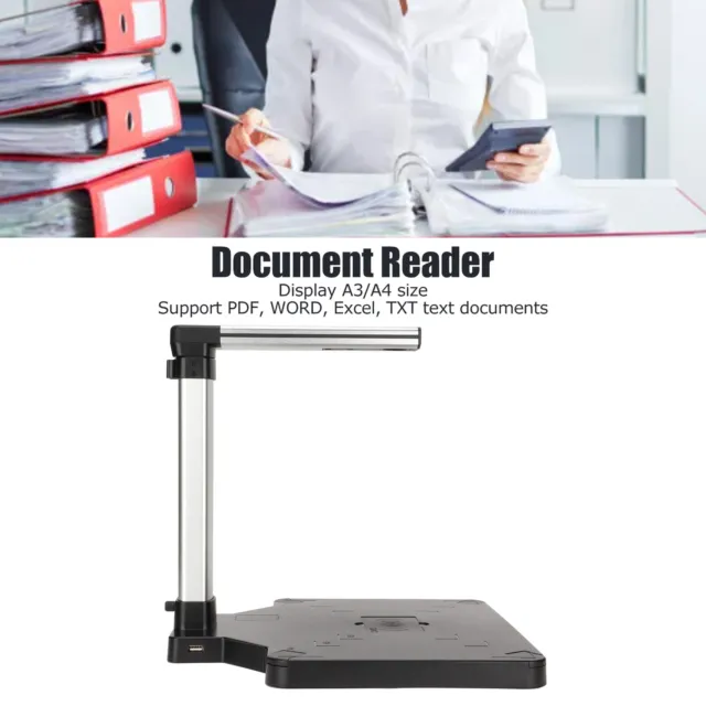 Document Camera Visualiser Foldable Portable Document Scanner Capture Size A3