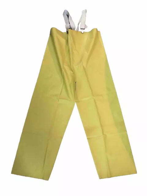 WEARGUARD RAINWEAR BIB Overalls Rain 100% SBR Suit Pants Yellow Adult ...