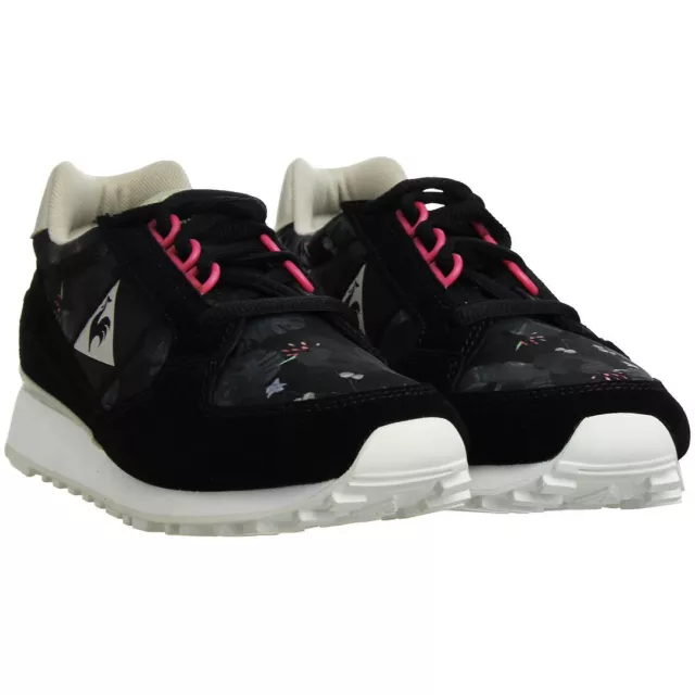 Le Coq Sportif Eclat Winter Floral Lace Black Synthetic Womens Trainers 1620379 2