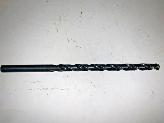 Chicago-Latrobe Drill Bit, 1/2" Dia., 2 Flute, 8" Flute, 10-3/4" Oal