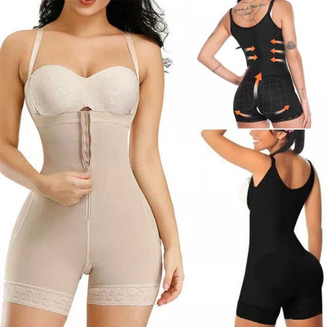 Women Full Body Shaper Firm Tummy Control Butt Lift Shapewear Slimming Bodysuit