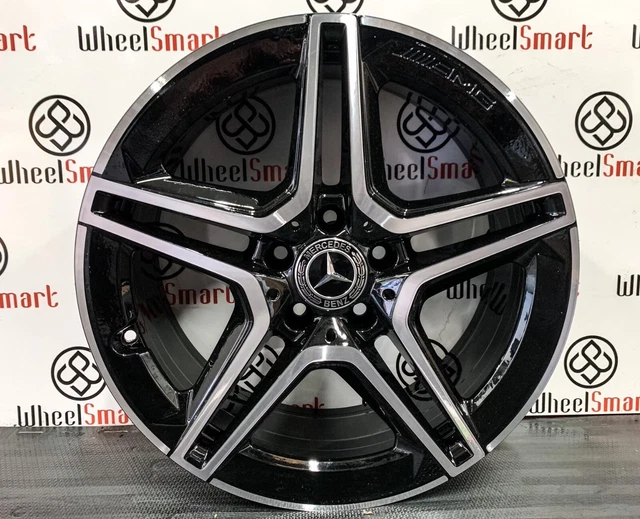 GENUINE 19& MERCEDES CLS AMG ALLOY WHEELS - 5x112 - BLACK & DIAMOND CUT ...