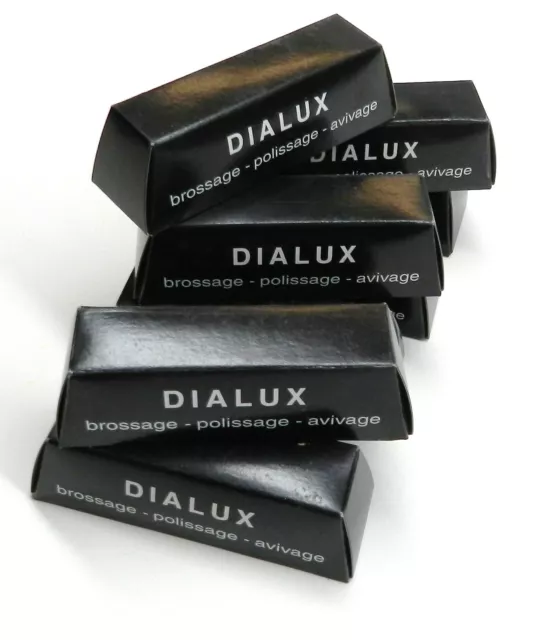 Dialux Jewelry Polishing Compound 6 Bars Jewelers Rouge Polish Jewelry &  Metals