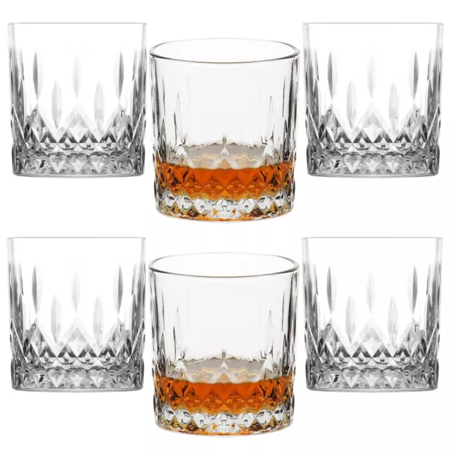 Whisky-Gläser Set 6-teiliges Whiskeygläser 330 ml, Trinkgläser Set , Becher LAV