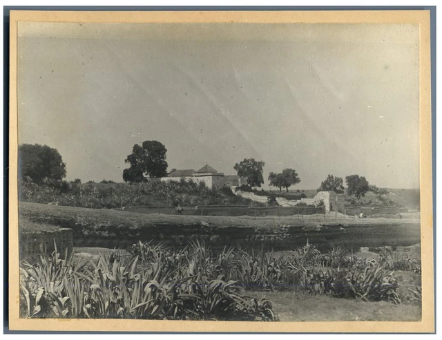 Morocco, Meknes (مكناس), Tomb of Sultan Moulay Abdallah Vintage Silver Print
