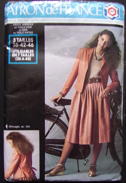 ANCIEN PATRON 1969 modes et travaux TUNIQUE OU ROBE ADULTE + ENFANT 4-6 ans EUR 5,00 - FR