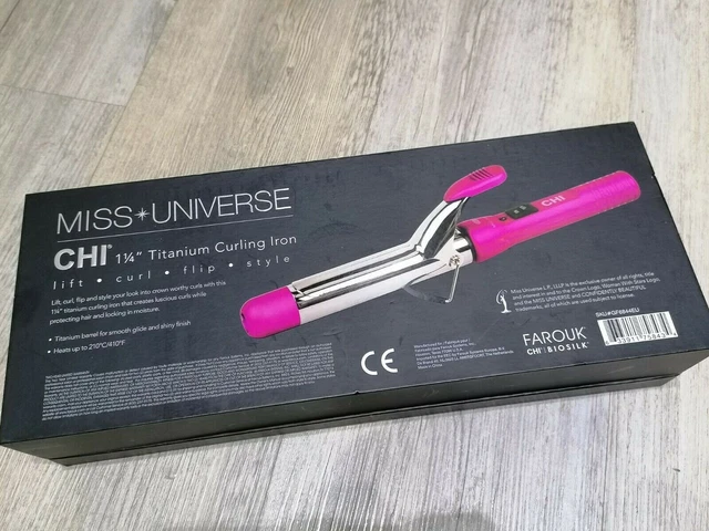 Chi miss universe curling cheap iron