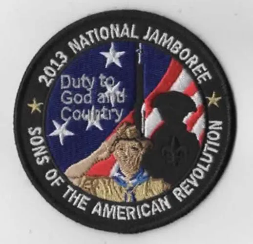 2013 National Jamboree Sons of the American Revolution BLK Bdr. [BS1264]