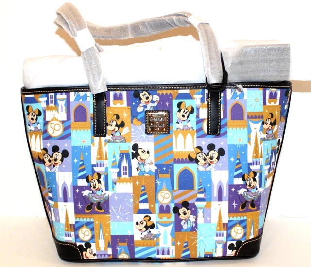 DISNEY DOONEY & and Bourke WDW 50th Anniversary Tote Bag Shopper Purse