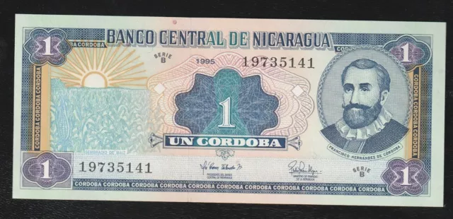 Nicaragua, 1 cordoba, 1995, Pick 179, B-Serie, Uncirculated Banknote