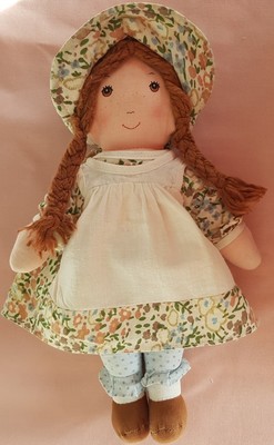 HOLLY HOBBIE Rag Doll KNICKERBOCKER 25cm vintage 1970s