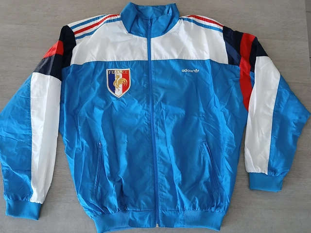 Maillot foot vintage Adidas équipe de France extérieur euro 2004