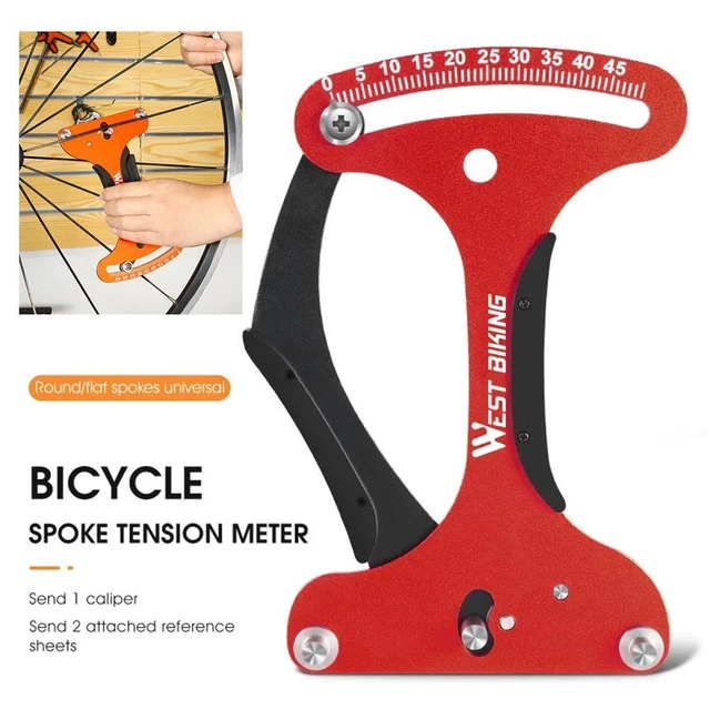 BIKE SPOKE TENSION Meter Bicycle Wheel Checker Spokes Tensiometer