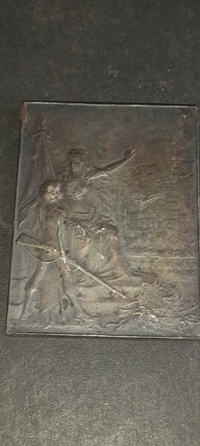 Médaille Bronze IVe Concours National De Tir Lyon 1891 Par Naudé