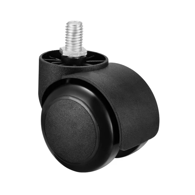Sedia per ufficio ruote Ruote 2 pollici PU Ruote gemellate M10x14mm stelo filett