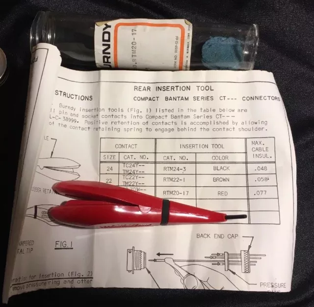 Outil d'insertion Burndy RTM20-17