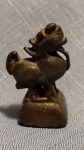 Antique 18th Century Asian Burmese Bronze Opium Weight 61.6gr