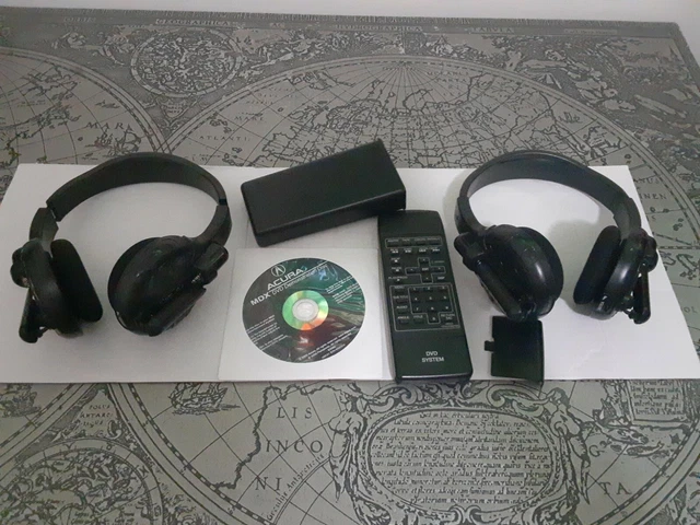 Acura MDX Touring 04-06 wireless Headphones dvd remote acura oem mdx RES DVD