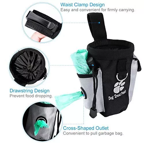 UEETEK Traiter chien taille pochette sac mains libres Pet dressage de chiens ... 3