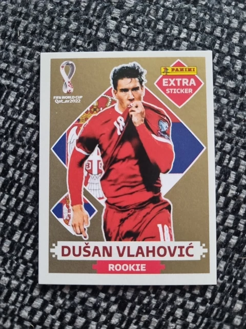 Panini Qatar 2022 – Sticker Or Dusan Vlahovic – Edition Limitée
