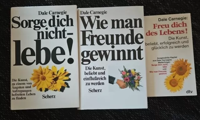 Dale Carnegie / Drei Bände / Sorge Dich Nicht - Lebe! / Wie Man Freunde Gewinnt