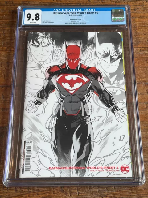 Batman Superman World's Finest #4 Cgc 9.8 Dan Mora Fusion Variant First Appear
