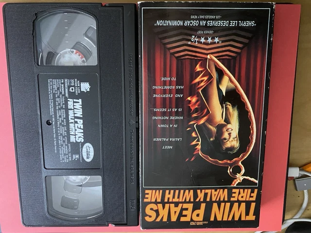 TWIN PEAKS FIRE Walk With Me VHS 1992 New Line David Lynch Vintage ...