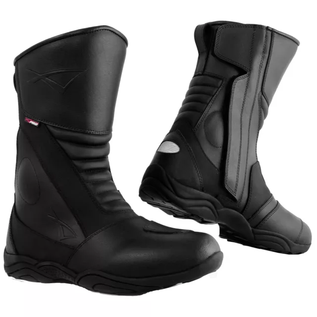 Botas Piel Moto Touring Sport Turismo transpirable membrana impermeable