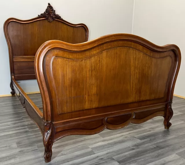Amazing Rare Carved French Antique Double BED (LOT 2515)