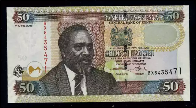 Billete de Kenia 2006 fresco/sin circular (111149)