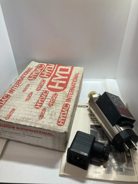 Hydac Eds 345-1-250-000 Pressure Switch 250 Bar 20-32Vdc 1,2A Nib