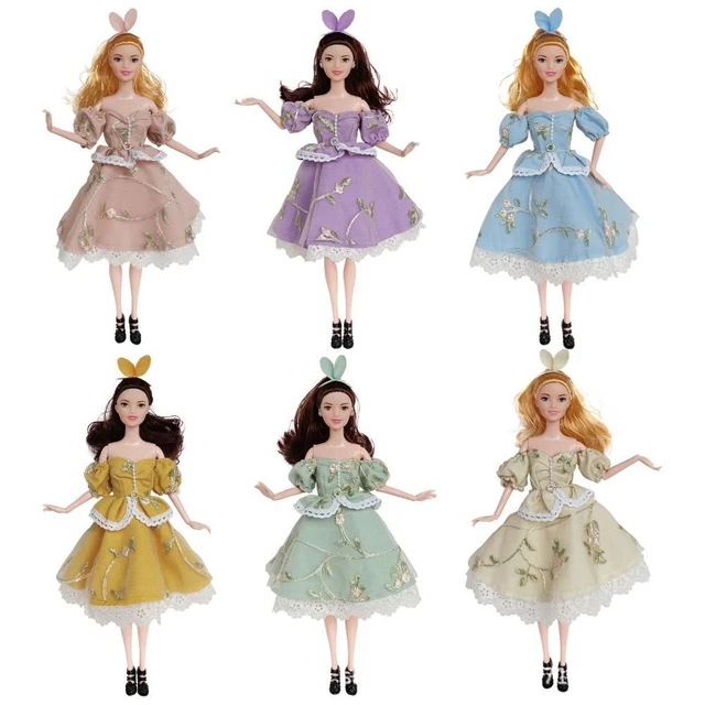 Fashion Elegant Party Clothes Doll Princess Skirt  30cm Doll/1/6 BJD Dolls