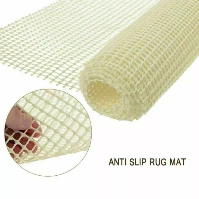 300x200cm Anti Slip Rug Underlay Mat Gripper Multi Purpose Non Slip Carpet Grip/